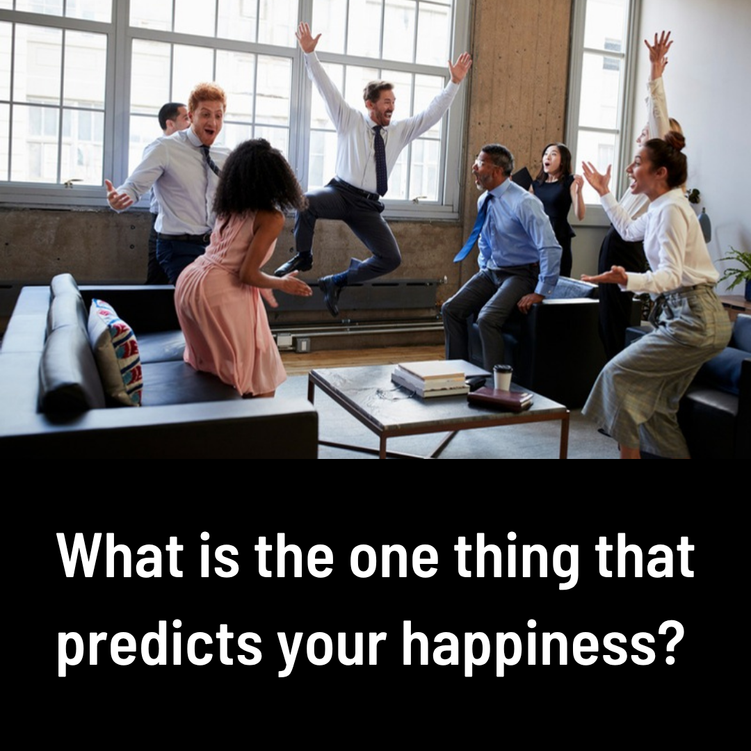 What is the one thing that predicts your happiness?